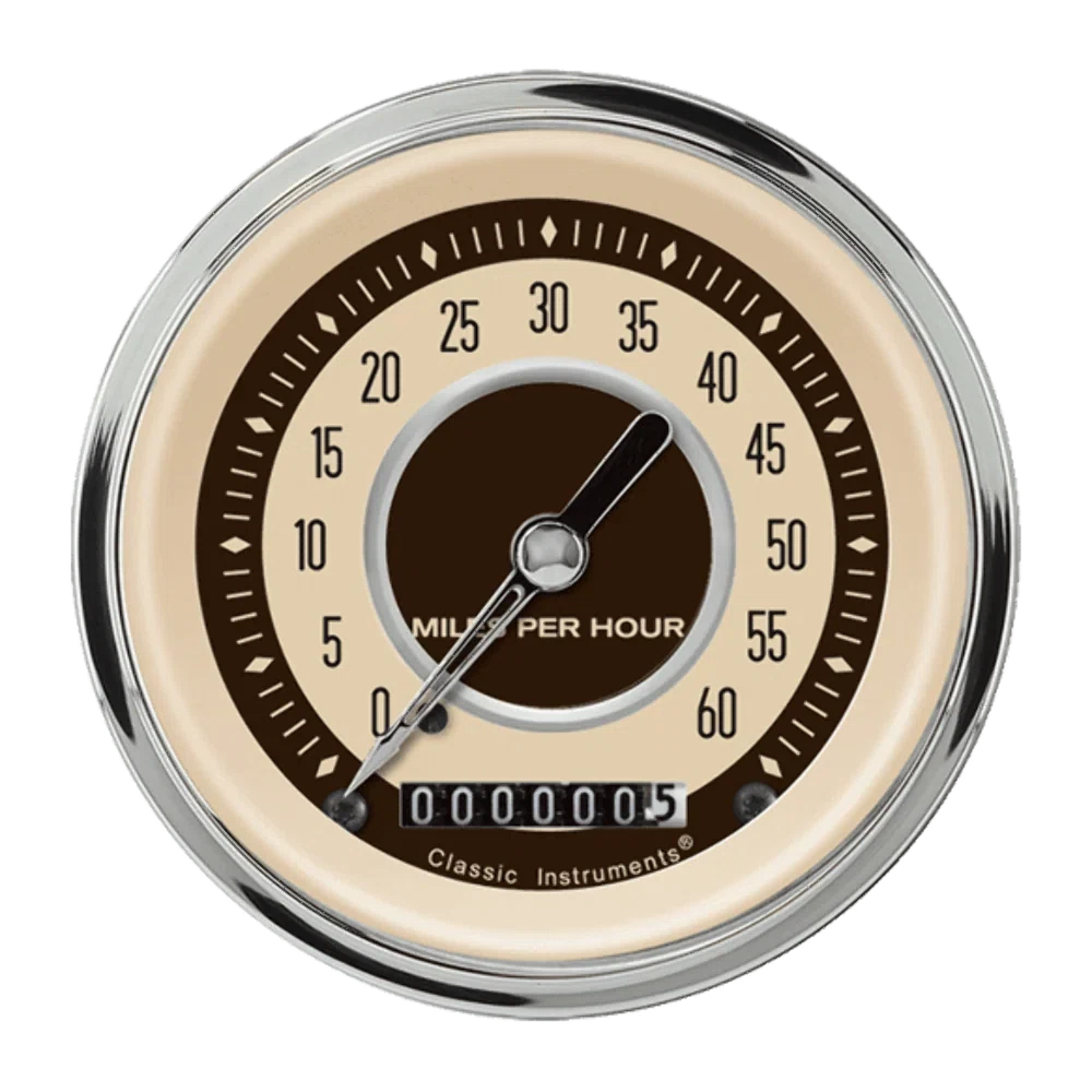 Nostalgia VT 3 3_8_ Low Speed Speedometer LSNT